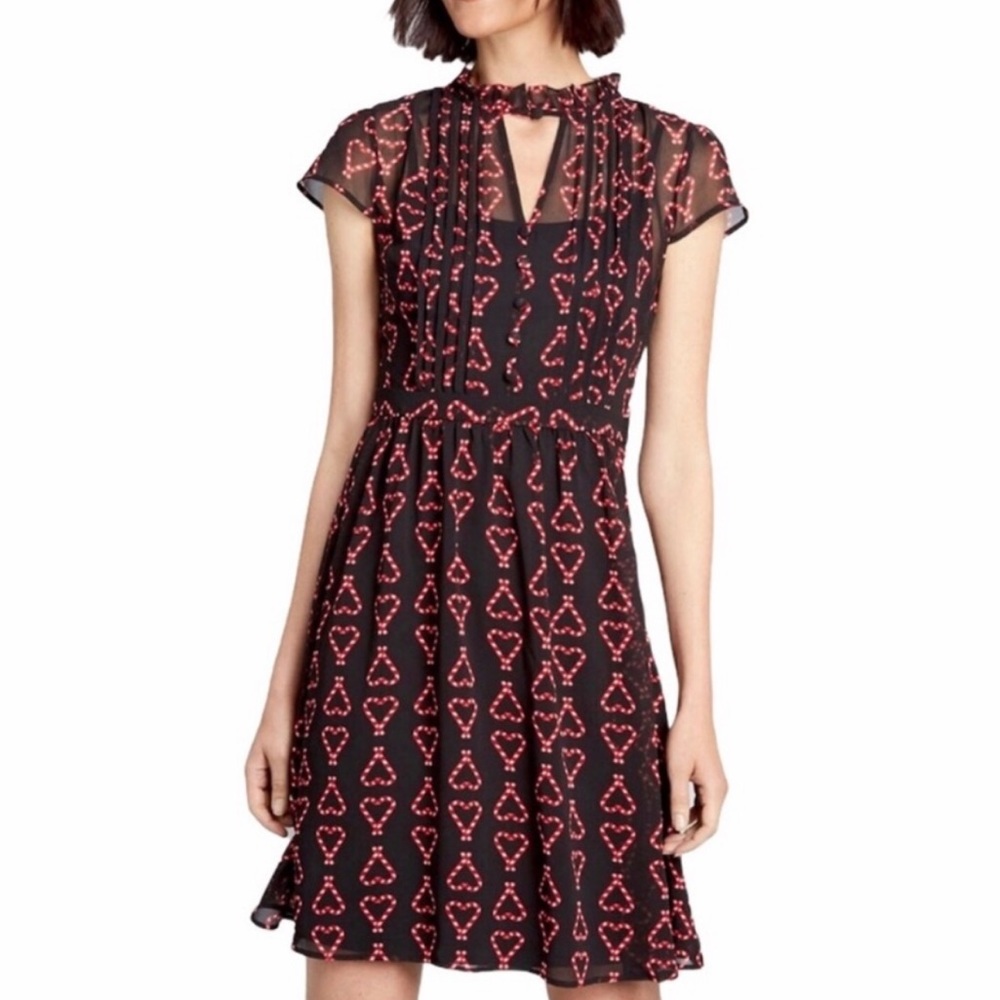NWOT: Modcloth Candy Cane Holiday Christmas Dress 🎄Medium